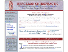 Tablet Screenshot of bergeronchiro.com